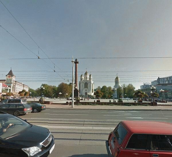 Банкомат Сбербанка России по адресу пл. Победы,  1